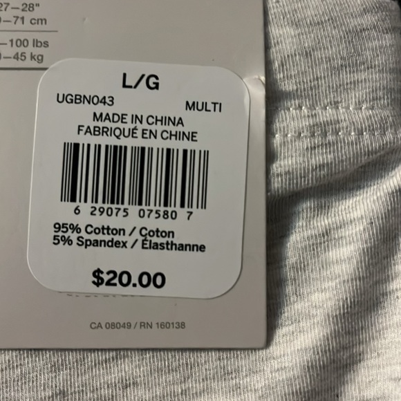 Bench Girl’s Long Shorts 2-Pack Size Large Pink & Grey w/ Rainbow NWT+hanger $23 - Picture 5 of 8